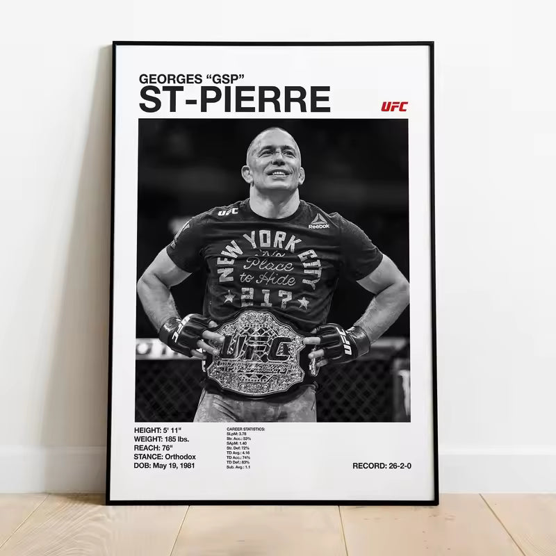 Poster Georges ST-Pierrre