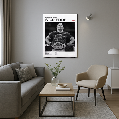 Poster Georges ST-Pierrre